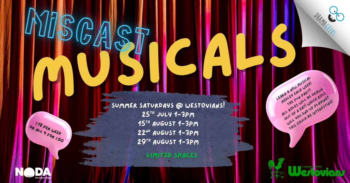 Summer Saturday Workshops at The Westovian Theatre